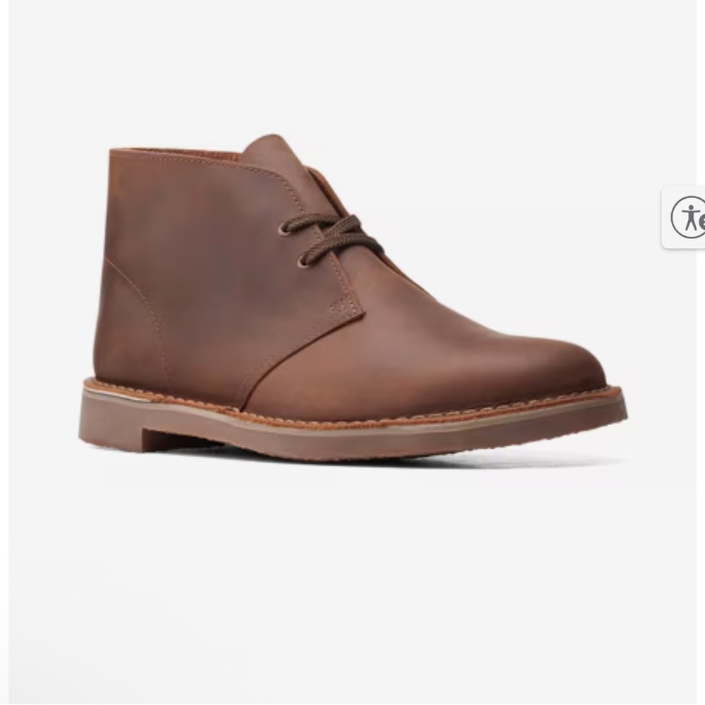 Clarks Bushacre 3 Dark Brown Leather 8 1/2 M